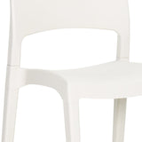 Garden Chairs 2 pcs White Polypropylene 317726