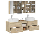 Bathroom Furniture Set 4 pcs Sonoma Oak 3406905