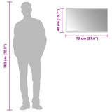 LED Bathroom Mirror 70x40 cm 151764