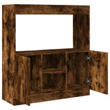 Highboard Smoked Oak 92x33x100 cm Engineered Wood 855128