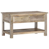 Coffee Table 82x52x47 cm Solid Mango Wood 286383
