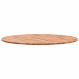 Table Top 80x1.5 cm Round Solid Wood Beech 355932