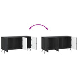 TV Cabinet Black 99 x 34.5 x 50 cm Engineered Wood 895636