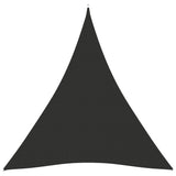 Sunshade Sail Oxford Fabric Triangular 5x6x6 m Anthracite 135126
