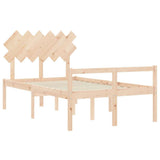 Senior Bed without Mattress Small Double Solid Wood 3195516