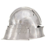 ZNTS Medieval Knight Helmet Antique Replica LARP Silver Steel 286214
