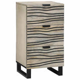 Media Storage Cabinets & Racks White and Black 40 x 33 x 75 cm 4017995