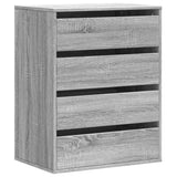 Corner Chest of Drawers Grey Sonoma 60x41x76 cm Engineered Wood 852875