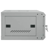 Network Cabinet with Storage Grey 60 x 45 x 28 cm Steel 42017631