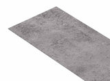 Self-adhesive Flooring Plank 32 pcs Cement Brown 4.46 m PVC 42046301