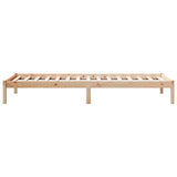 Extra Long Bed Frame without Mattress 90x210 cm Solid Wood Pine 852402