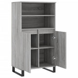 Highboard Grey Sonoma 60x36x110 cm Engineered Wood 831498
