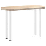 Console Table Legs 4 pcs White 72-74 cm Steel 4012457