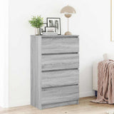815076 Sideboard Grey Sonoma 60x35x98,5 cm Engineered Wood