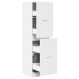 Apothecary Cabinet White 40x41x144,5 cm Engineered Wood 3309636
