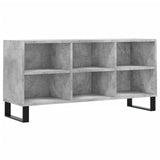 TV Cabinet Concrete Grey 103.5x30x50 cm Engineered Wood 827000