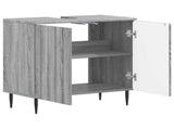 Bathroom Sink Cabinet ZWOLLE Grey Sonoma 59.5 x 31.5x 59 cm 896351