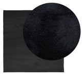 Rug OVIEDO Short Pile Black 200x200 cm 375560