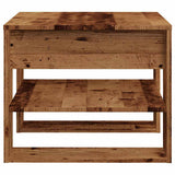 Coffee Table Old Wood 55.5x55x45 cm Engineered Wood 856818