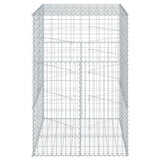 Gabion Basket with Cover 100x100x150 cm Galvanised Iron 3295213