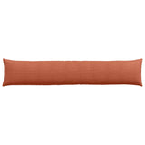 Sofa Pillows 2 pcs Red Orange 200 x 40 cm Corduroy Fabric 42013910