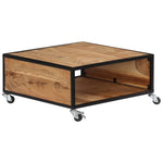Coffee Table 70x70x32 cm Solid Acacia Wood 247684