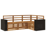 Sofa Sets 4 pcs Solid Acacia Wood 3384300