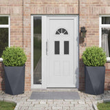 Planter 2 pcs Anthracite 50 x 50 x 75 cm Steel 883799