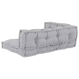 Sofa Cushion 3 pcs Grey Fabric 4019098