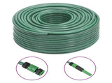 Garden Hose with Fitting Set Green 0.5" 100 m PVC 154376