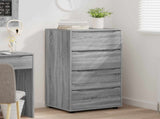Storage Cabinets 60 x 48 x 105 cm Engineered Wood Grey Sonoma 3406241