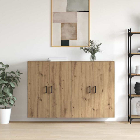 Wall Mounted Cabinets 2 pcs Artisan oak 69.5 x 34 x 90 cm 3394507