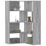 Corner Bookcase 4-Tier Grey Sonoma 85x85x140 cm Engineered Wood 3307815