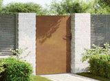 Garden Gate 85x175 cm Corten Steel 153260