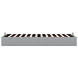 Ottoman Bed Frame without Mattress Light Grey Single Fabric 3310916