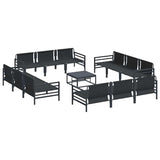 Garden Sofa Set Anthracite Steel 3378973