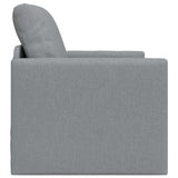 Sofa Bed Light Grey 74 x 77 x 81 cm Fabric 4106621