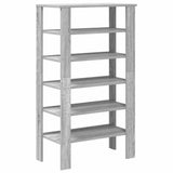 Shoe Rack Grey Sonoma 61x32x105 cm Engineered Wood 859865