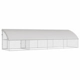 Chicken Cage 4 pcs Silver 800 x 200 x 200 cm Galvanised Steel 3368321