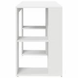 Desk with Shelf White 130 x 50.5 x 75 cm Engineered Wood 869498