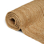 Handmade Rug Jute Natural 160x230 cm 133730