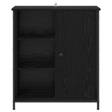 Sideboard Black Oak 70 x 30 x 80 cm Engineered Wood 882811