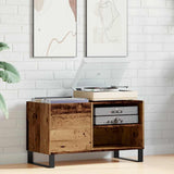 Record Cabinet Old Wood 84.5x38x48 cm Engineered Wood 857244