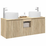 Bathroom Cabinet Set 3 pcs Sonoma Oak 49.5 x 44.5 x 66 cm 3405719