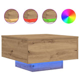 Coffee Table Artisan Oak 55 x 55 x31 cm Engineered Wood 862995