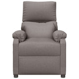 Recliner Chair Taupe Fabric 342458