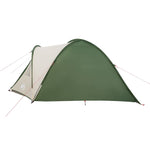 ZNTS Camping Tent Dome 4-Person Green Waterproof 94349