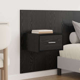 Headboard with Cabinet 3 pcs Black Oak Engineered Wood 3416189