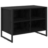 Shoe Cabinet Black Oak 60 x 35 x 44 cm Engineered Wood 886456