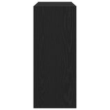 Bookcase Black Oak 100 x 30 x 72 cm Engineered Wood 862723
